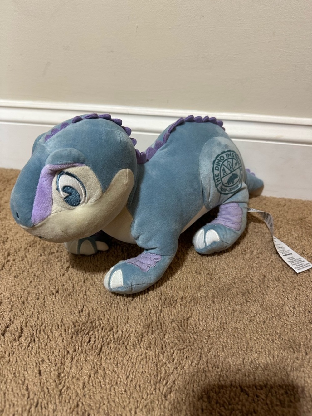 Disney Animal Kingdom 15” Aladar Dino Institute Iguanodon Plush Blue